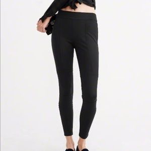 NWT Abercrombie and Fitch black zip legging